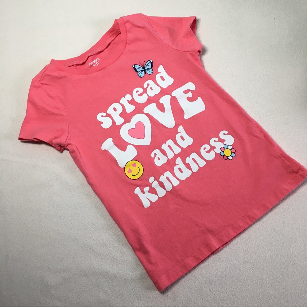 Carter’s Pink “Spread Love and Kindness” Tee